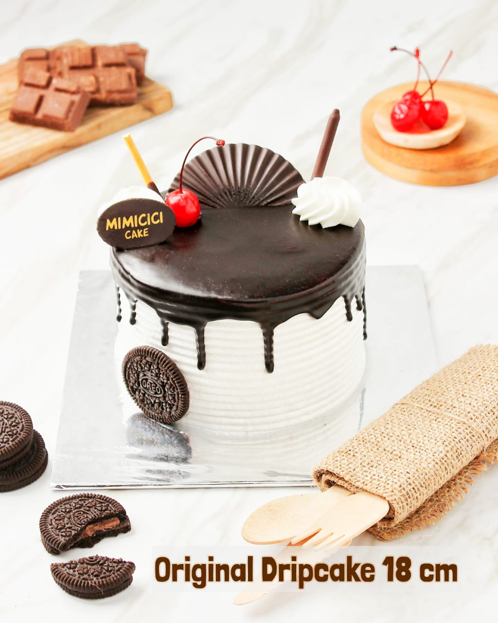 Kue Ulang Tahun 18cm Original  Drip Cake